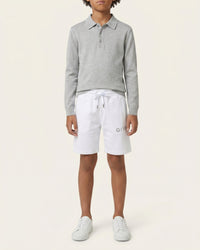 Fleece shorts - White