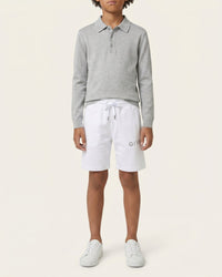 Short en molleton - Blanc