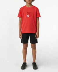 T-shirt with cotton print - Bandan Red