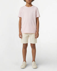 T-shirt avec broderie en coton - Marshmallow