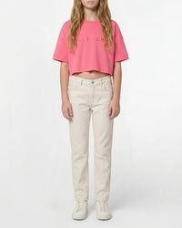 T-shirt avec impression en coton - Rose Sorbet