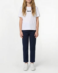 T-shirt avec broderie en coton - Blanc