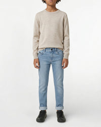 Pantalon avec logo en denim - Double Stone