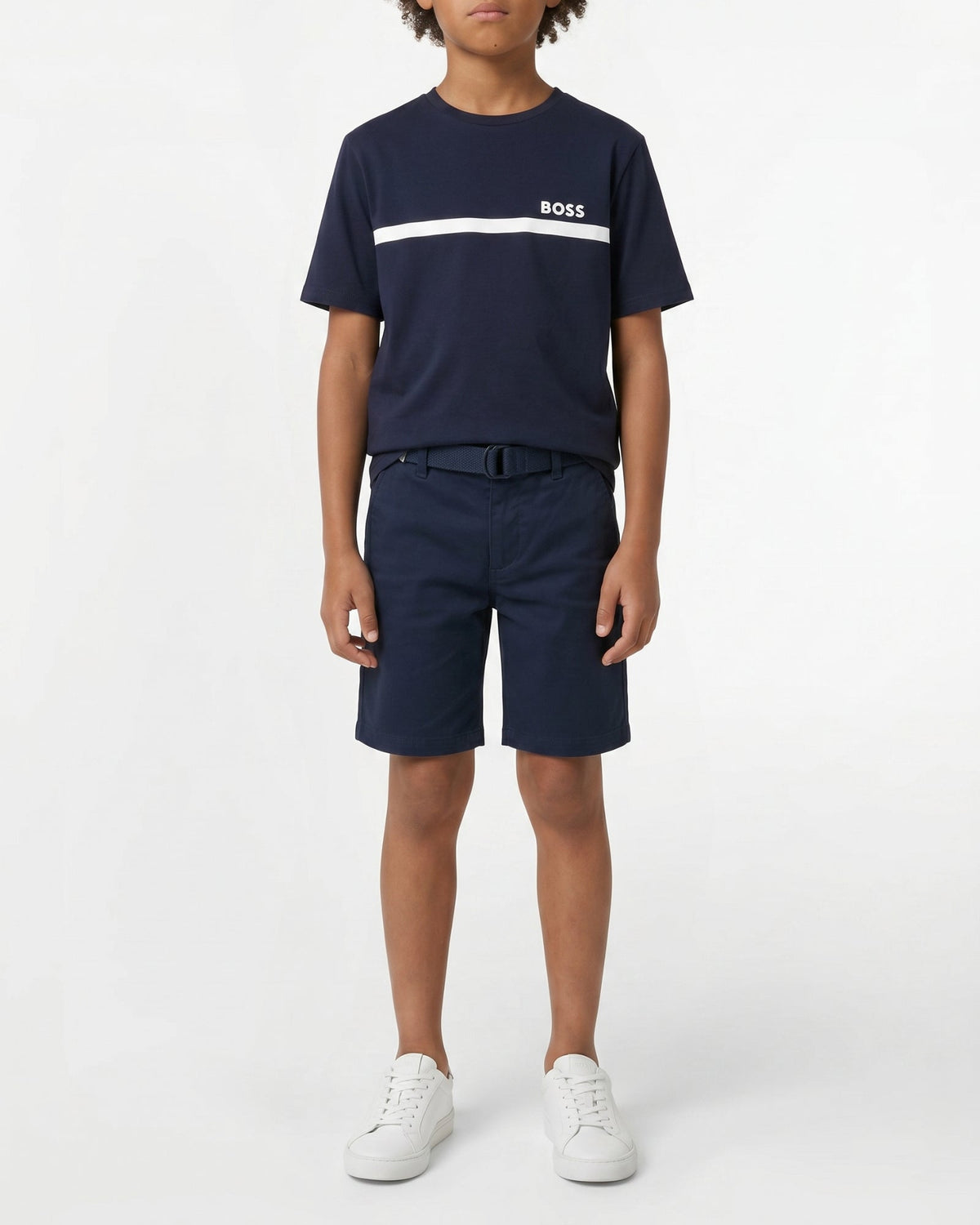 T-shirt manches courtes en coton - Bleu Cargo