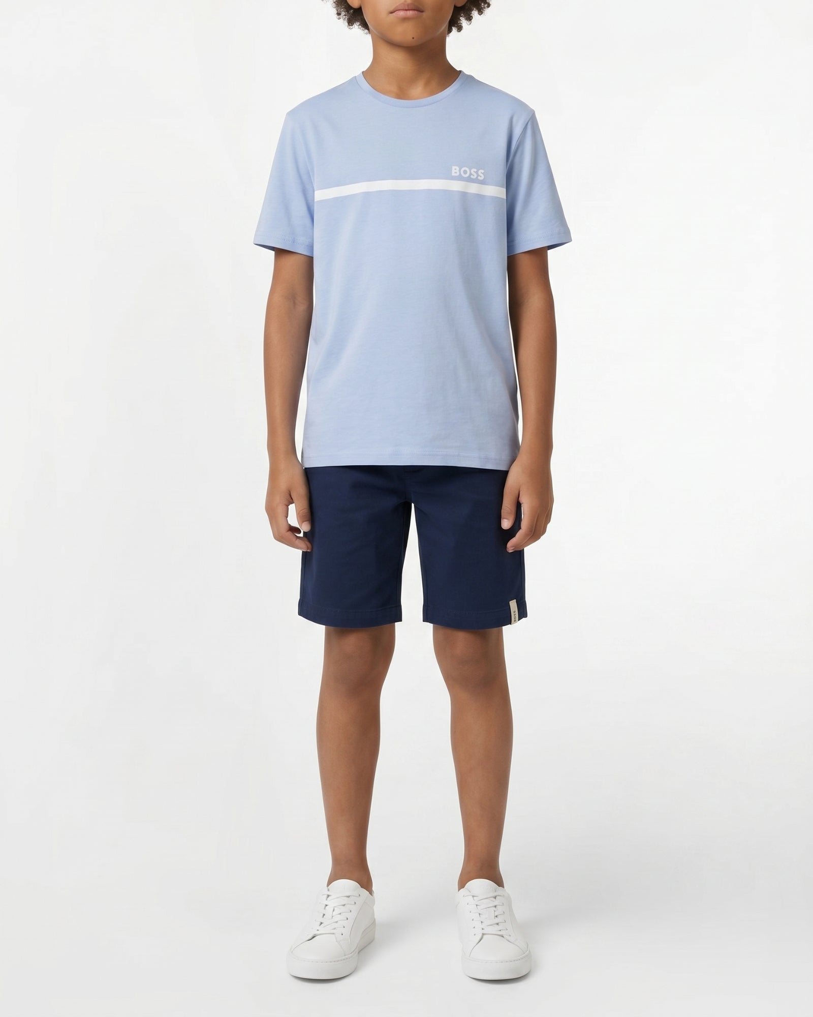 T-shirt manches courtes en coton - Persian Blue