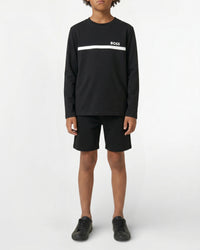 T-shirt manches longues en coton - Black