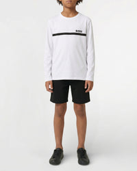 Long-sleeved cotton T-shirt - White