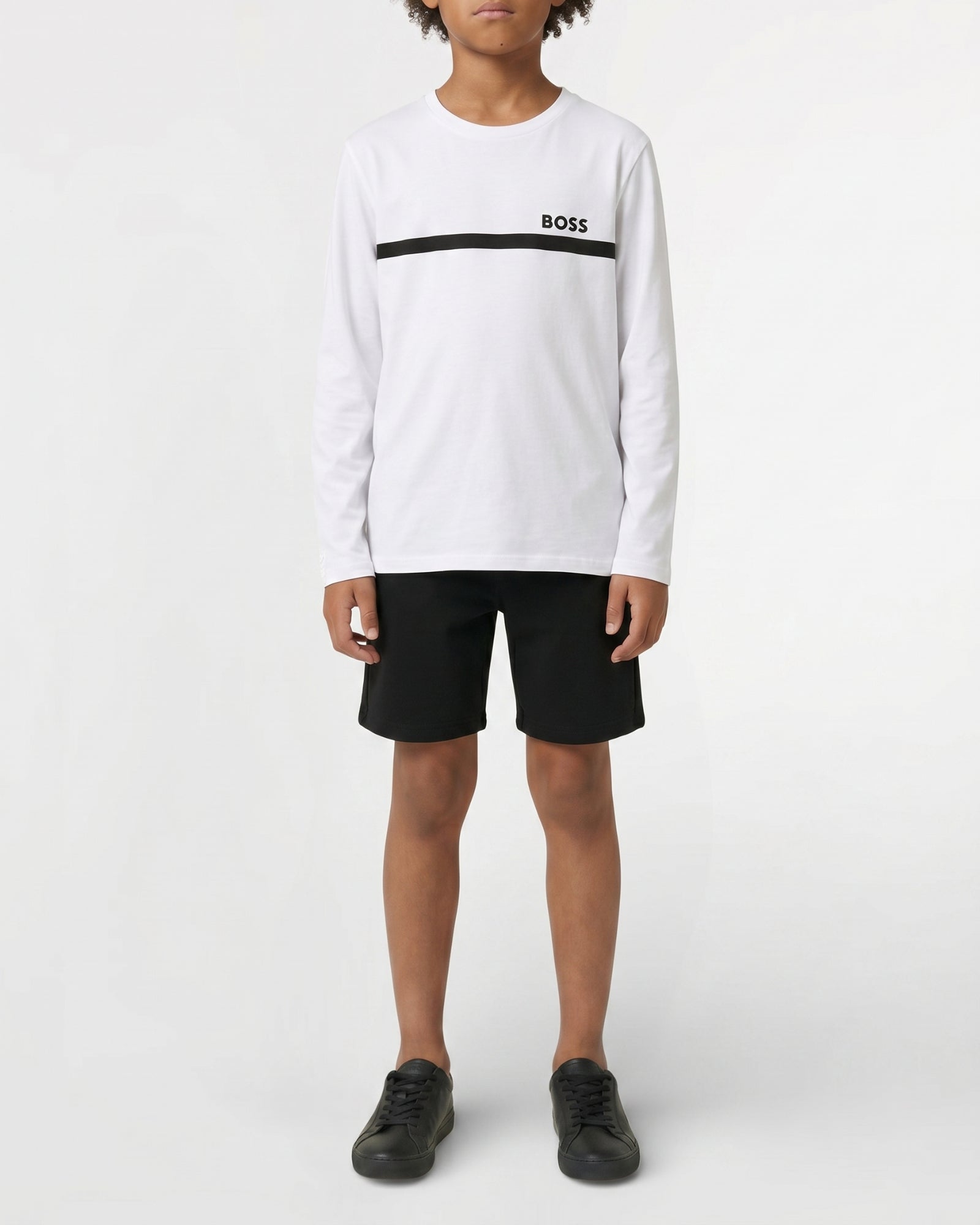 Long-sleeved cotton T-shirt - White
