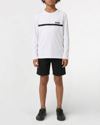 T-shirt manches longues en coton - Blanc