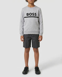 Cotton sweatshirt - Mottled Grey