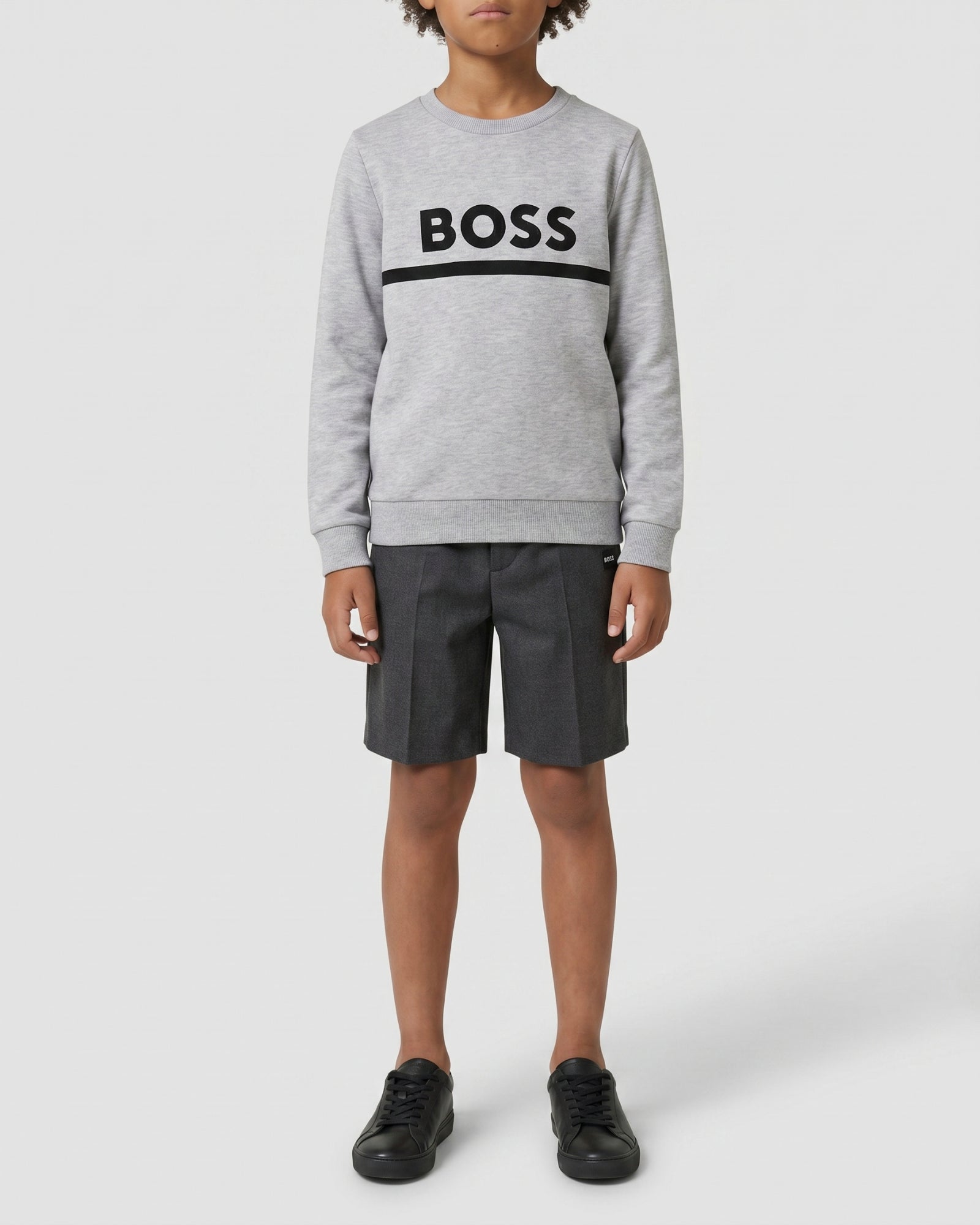 Cotton sweatshirt - Mottled Grey