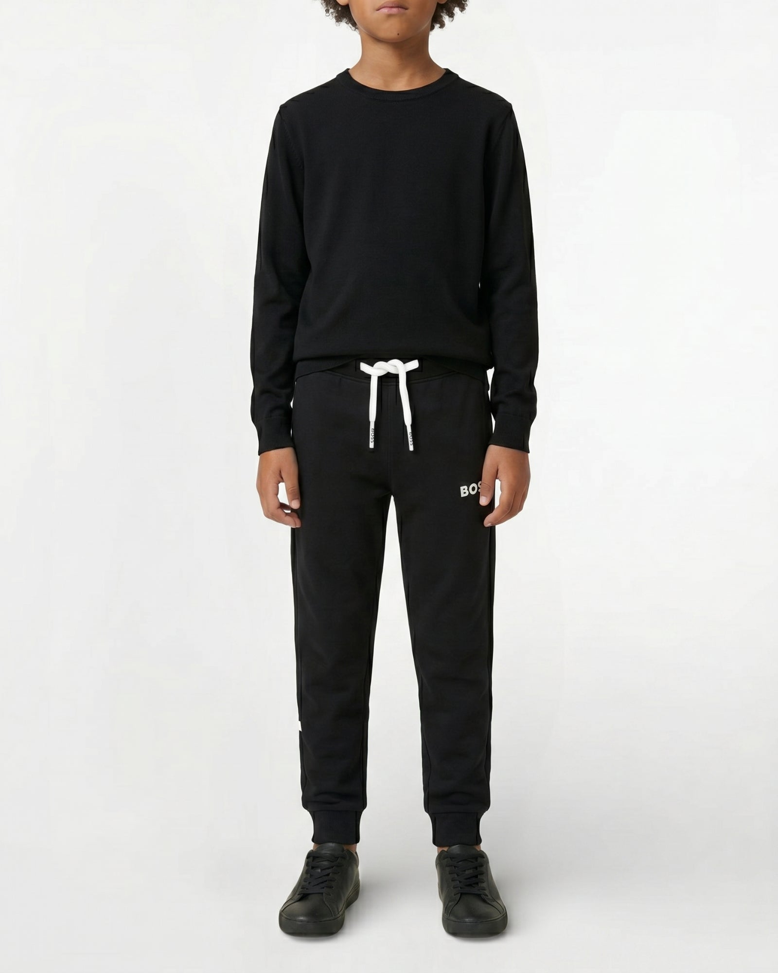 Cotton jogging trousers - Black