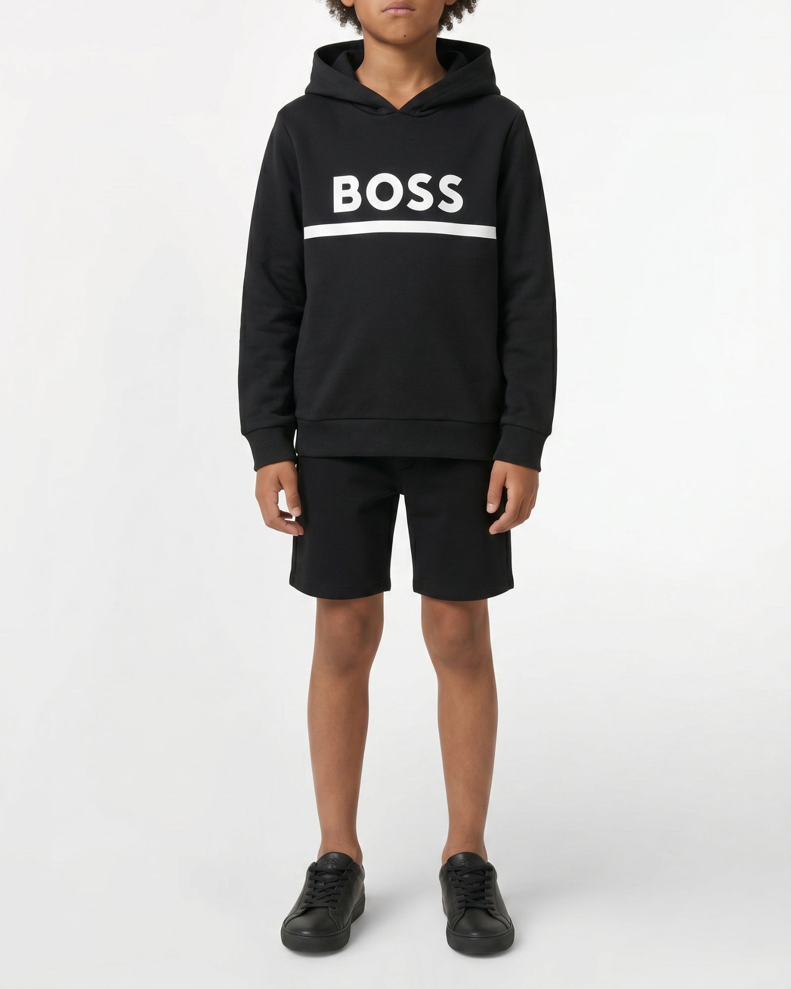 Cotton hoodie - Black