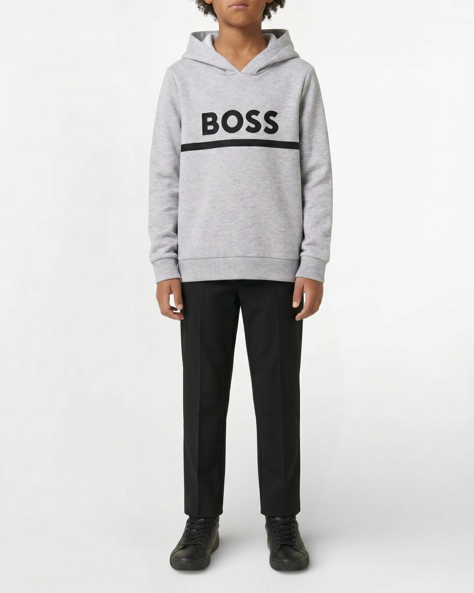 Cotton hoodie - Heather Grey