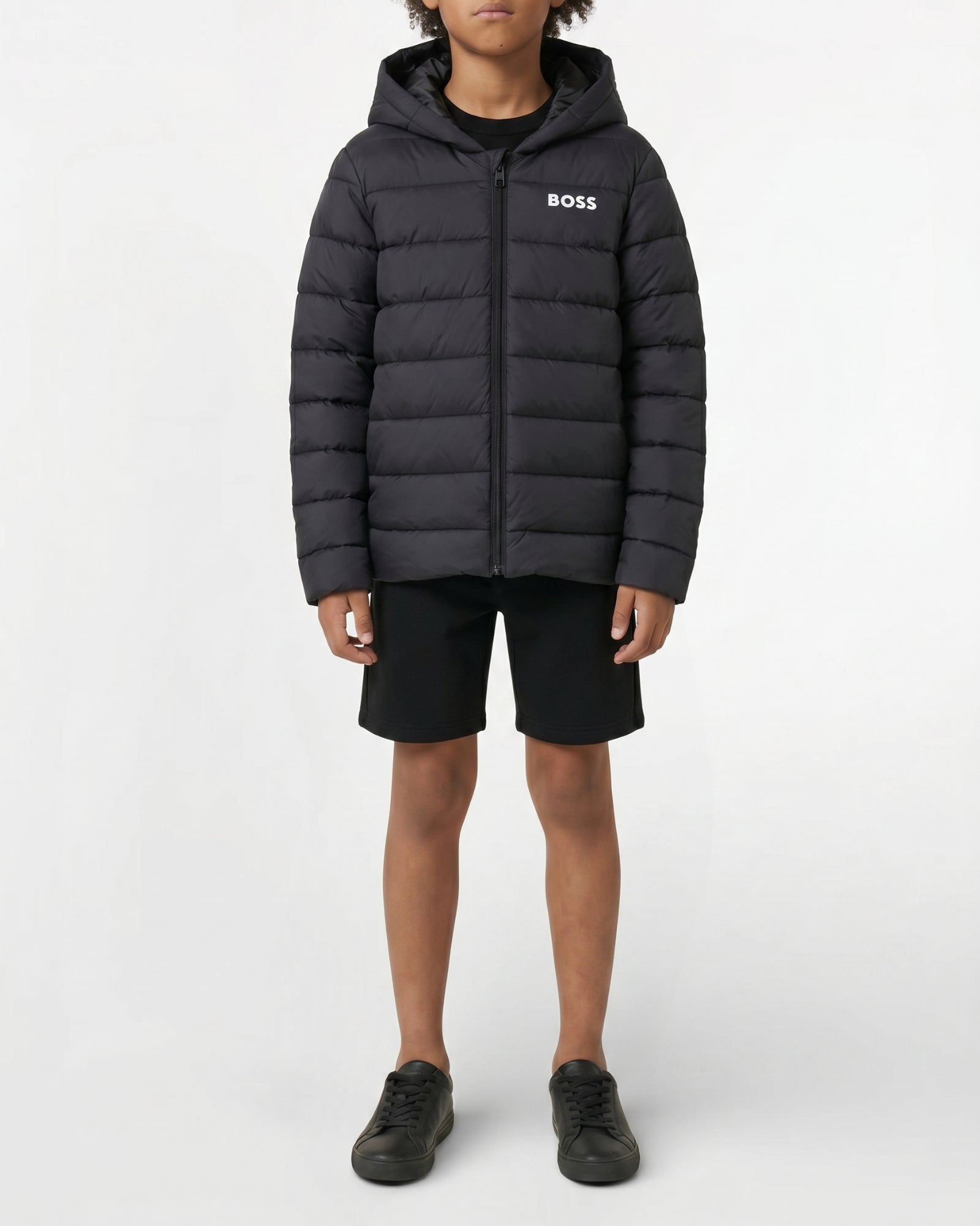 Doudoune avec logo à l'avant - Black