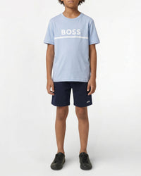 Ensemble t-shirt short en coton - Persian Blue