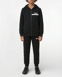 Cotton jogging suit - Black