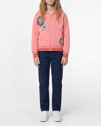 Cardigan de survêtement à zip en coton - Watermelon