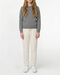 Pantalon avec logo - Écru Beige