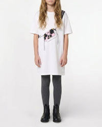 ROBE MANCHES COURTES