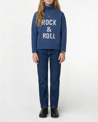 High-neck jumper in wool - Overseas