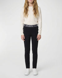 Legging with elasticated waistband - Black