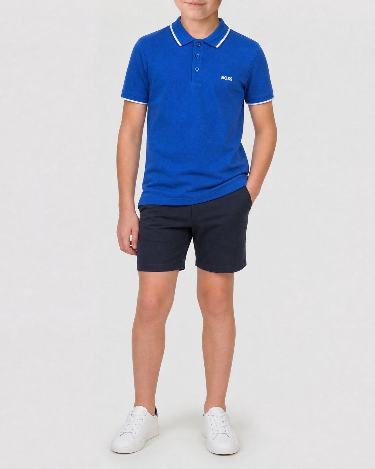 Polo à manches courtes - Bleu Vif