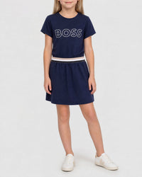 ROBE MANCHES COURTES