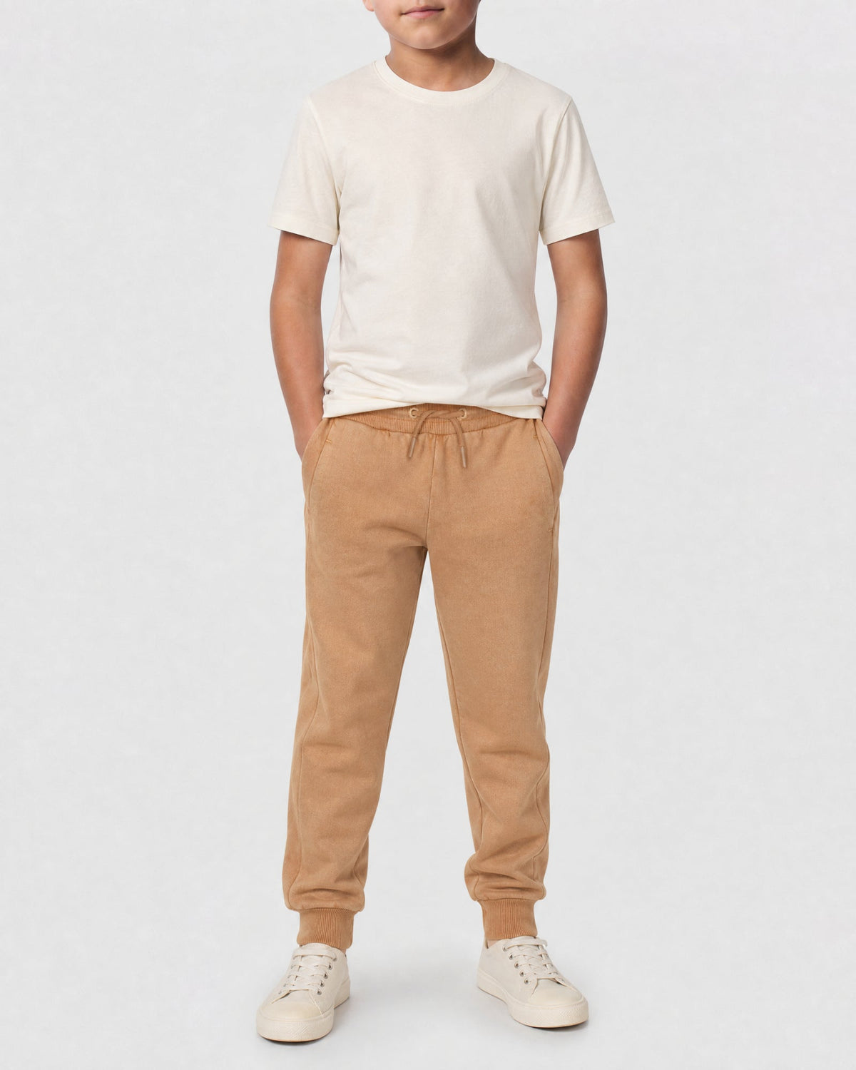 Pantalon de survêtement SmileyWorld en molleton - Biscuit