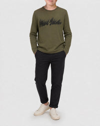 T-shirt illustration fantaisie en coton - Winter Moss