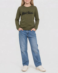 T-shirt illustration fantaisie en coton - Winter Moss