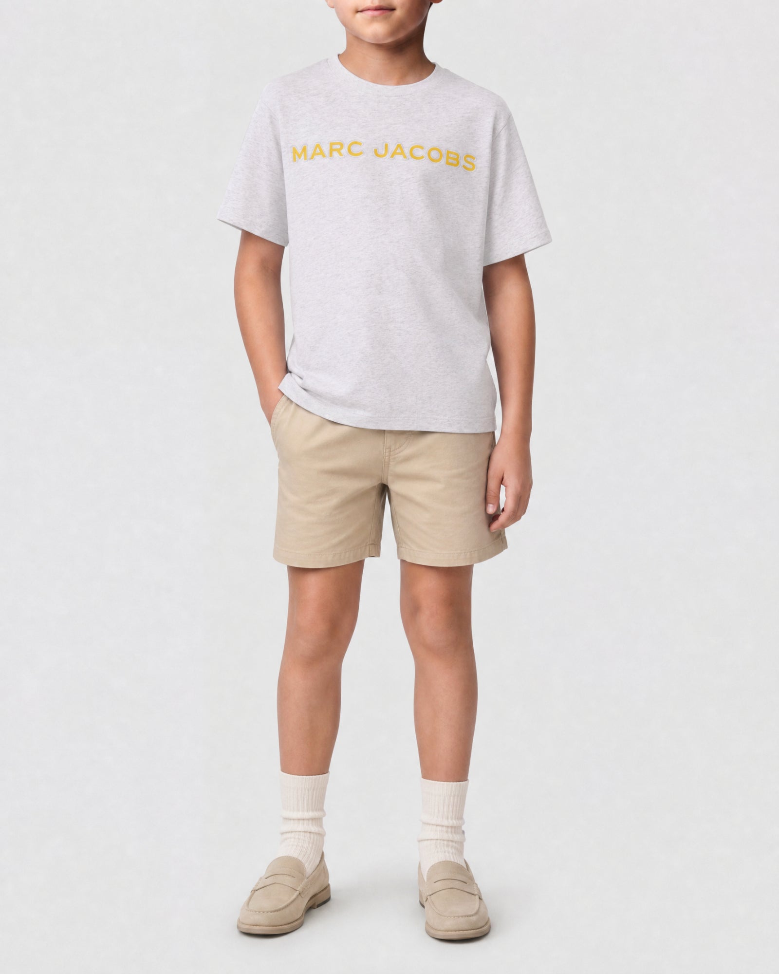 T-shirt avec monogramme imprimé - Grisalde Chiné