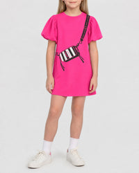 ROBE MANCHES COURTES