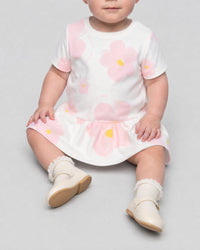 ROBE MANCHES COURTES