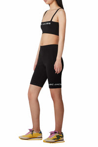 Short cycliste avec logo - Black