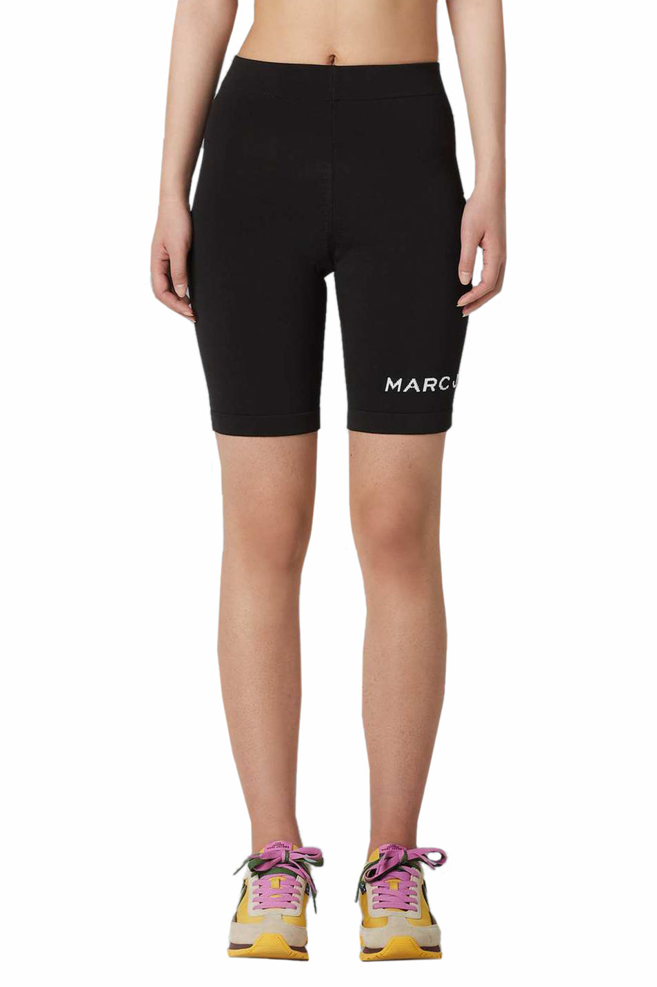 Short cycliste avec logo - Black