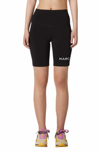 Short cycliste avec logo - Black