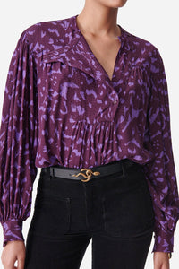 Blouse ample Delaide - Violet