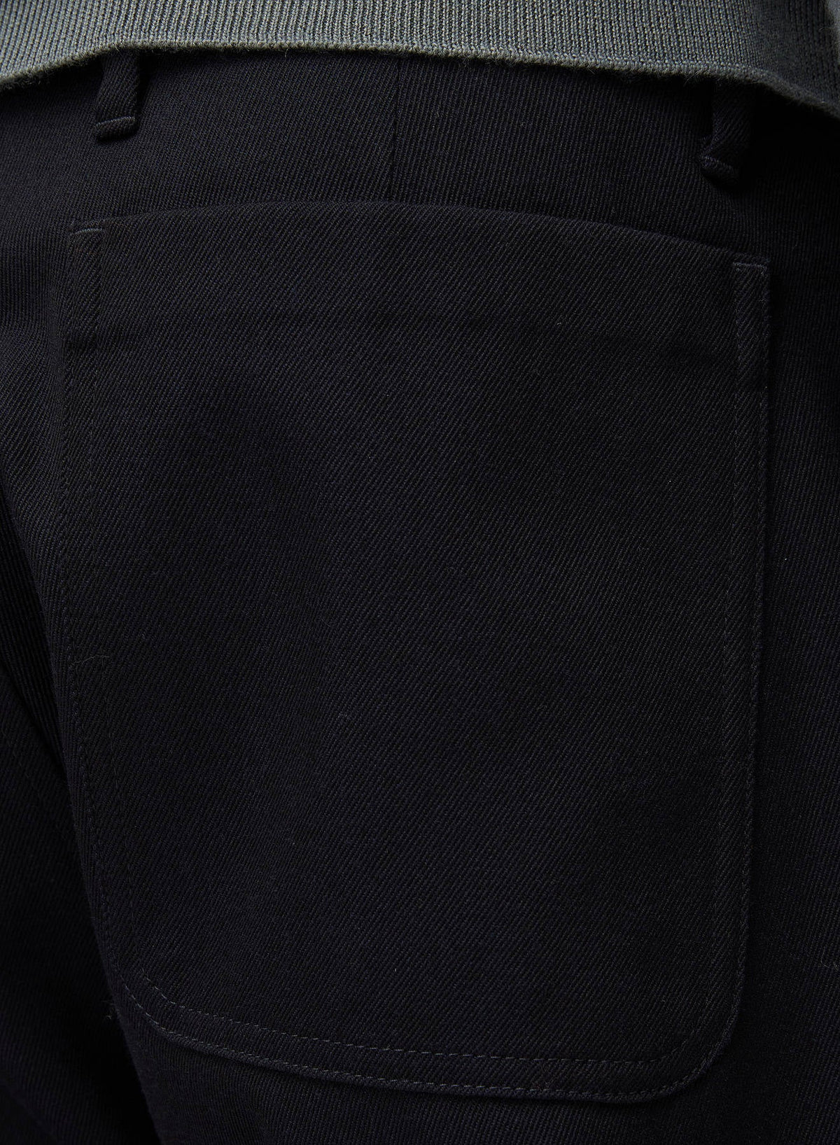 NAVY FOUR POCKETS DENIM PANTS (NR)