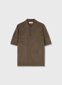 MILITARY GREEN BOTANICAL POLO