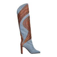 Bottes Aurora Luc 90 en denim - blue