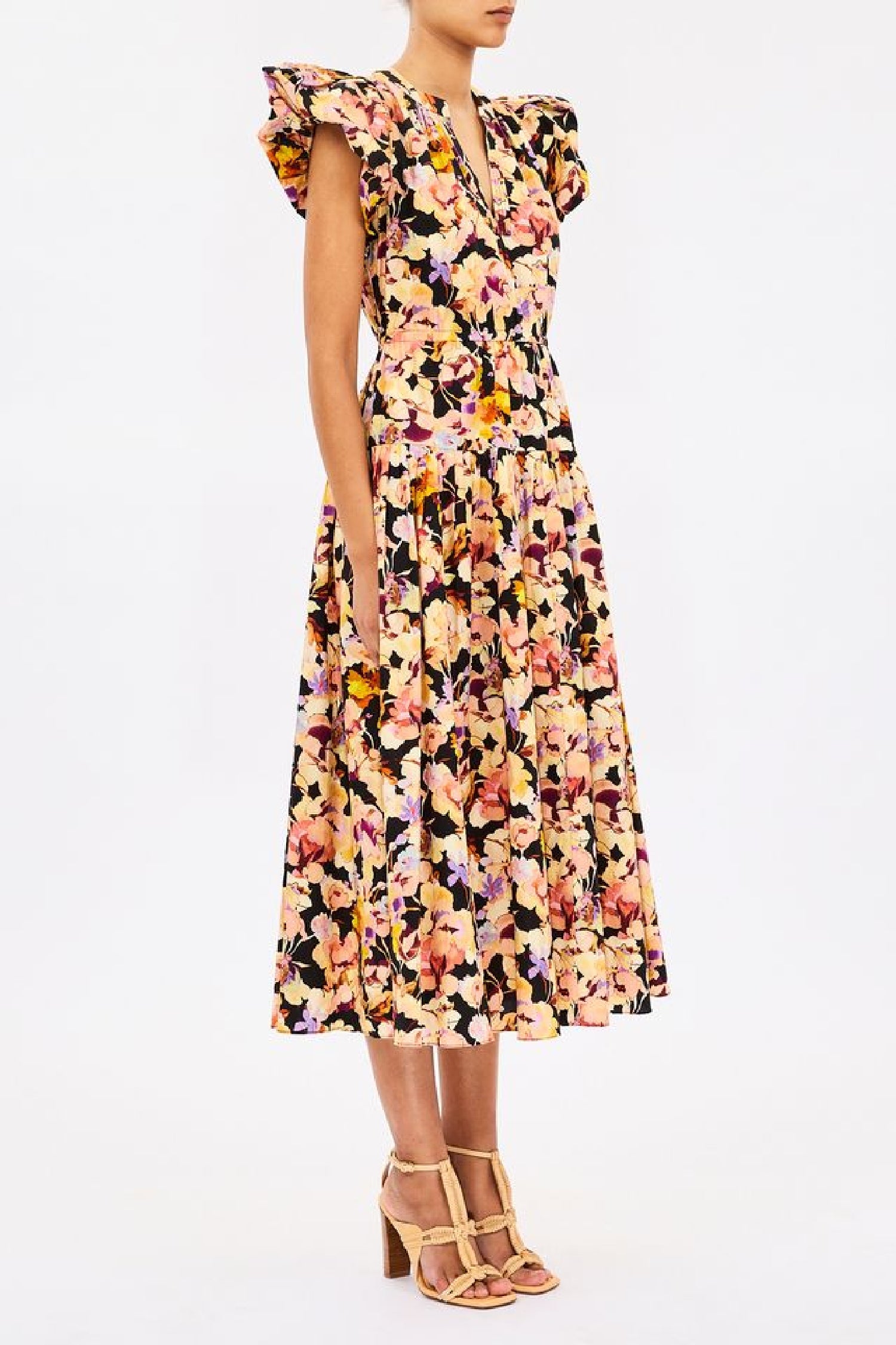 Robe midi Marin - Night Bloom