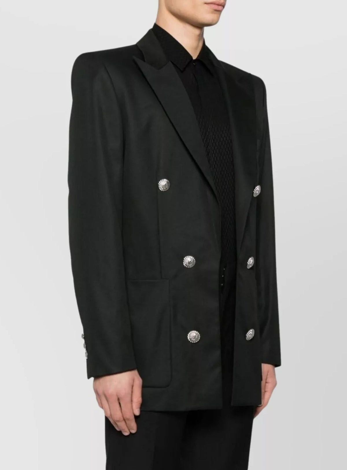 Veste à six boutons - Noir