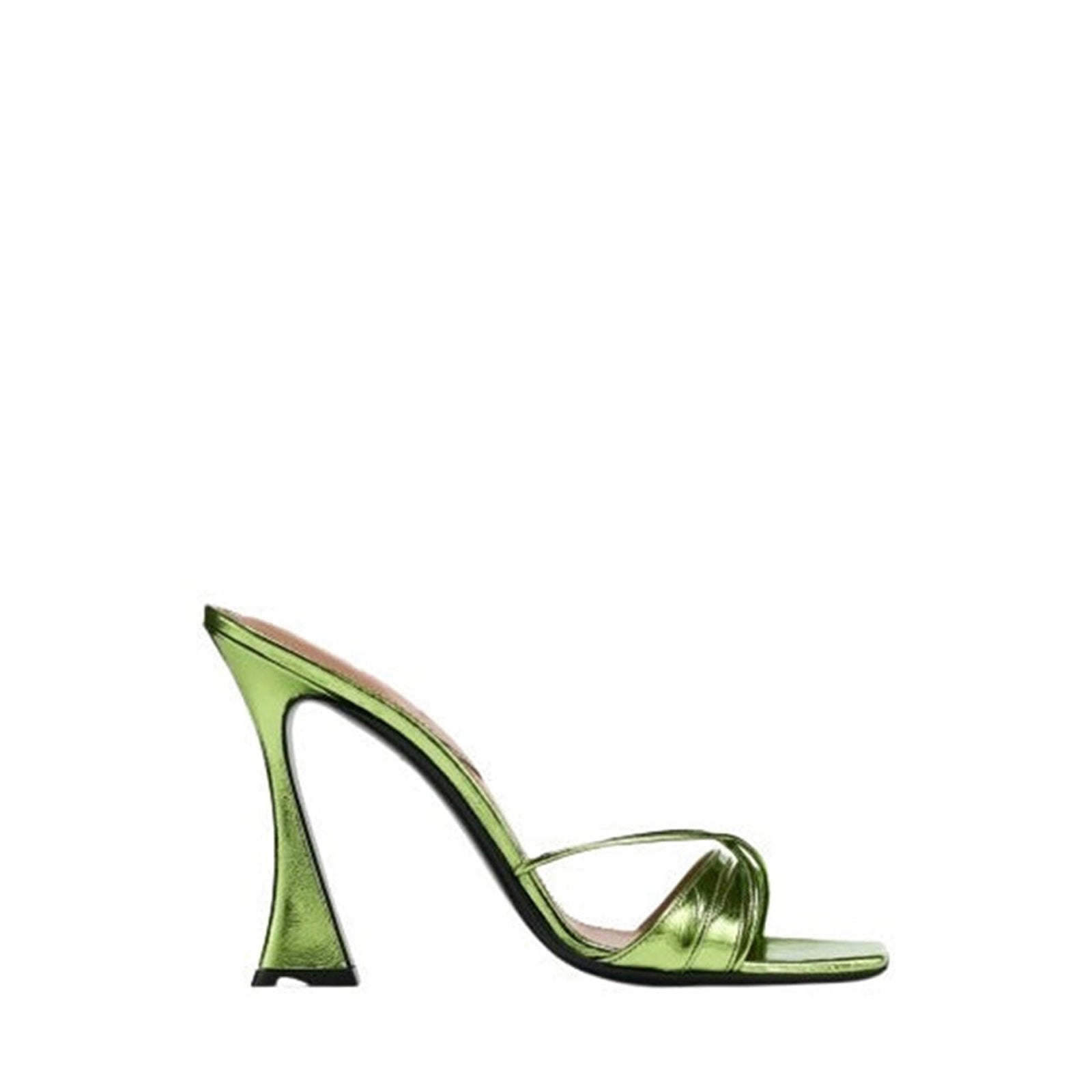 Lust 100 leather mules - Green