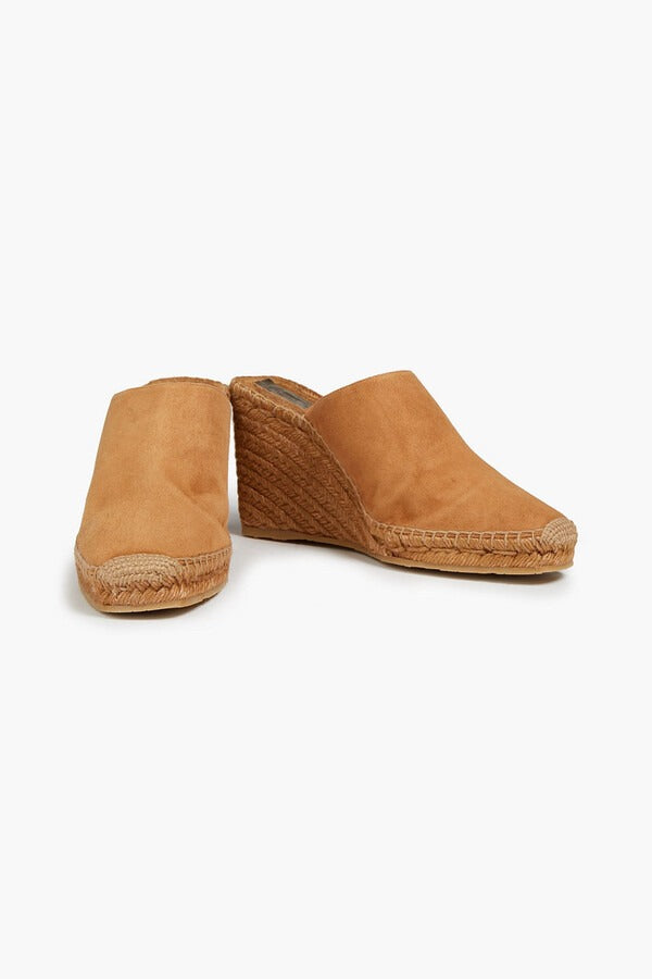 Mules Dalisay compensées en daim à cordelettes - Cuoio & Cuoio