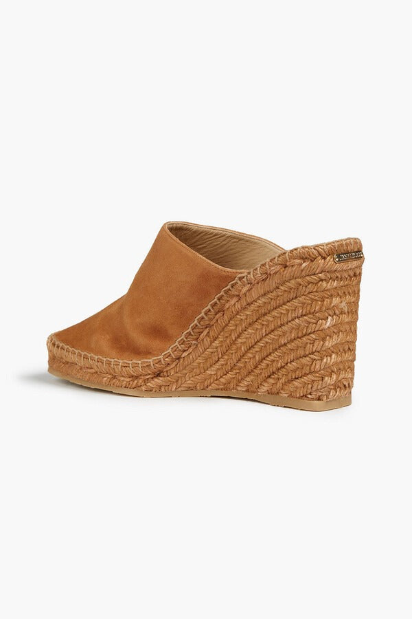Mules Dalisay compensées en daim à cordelettes - Cuoio & Cuoio