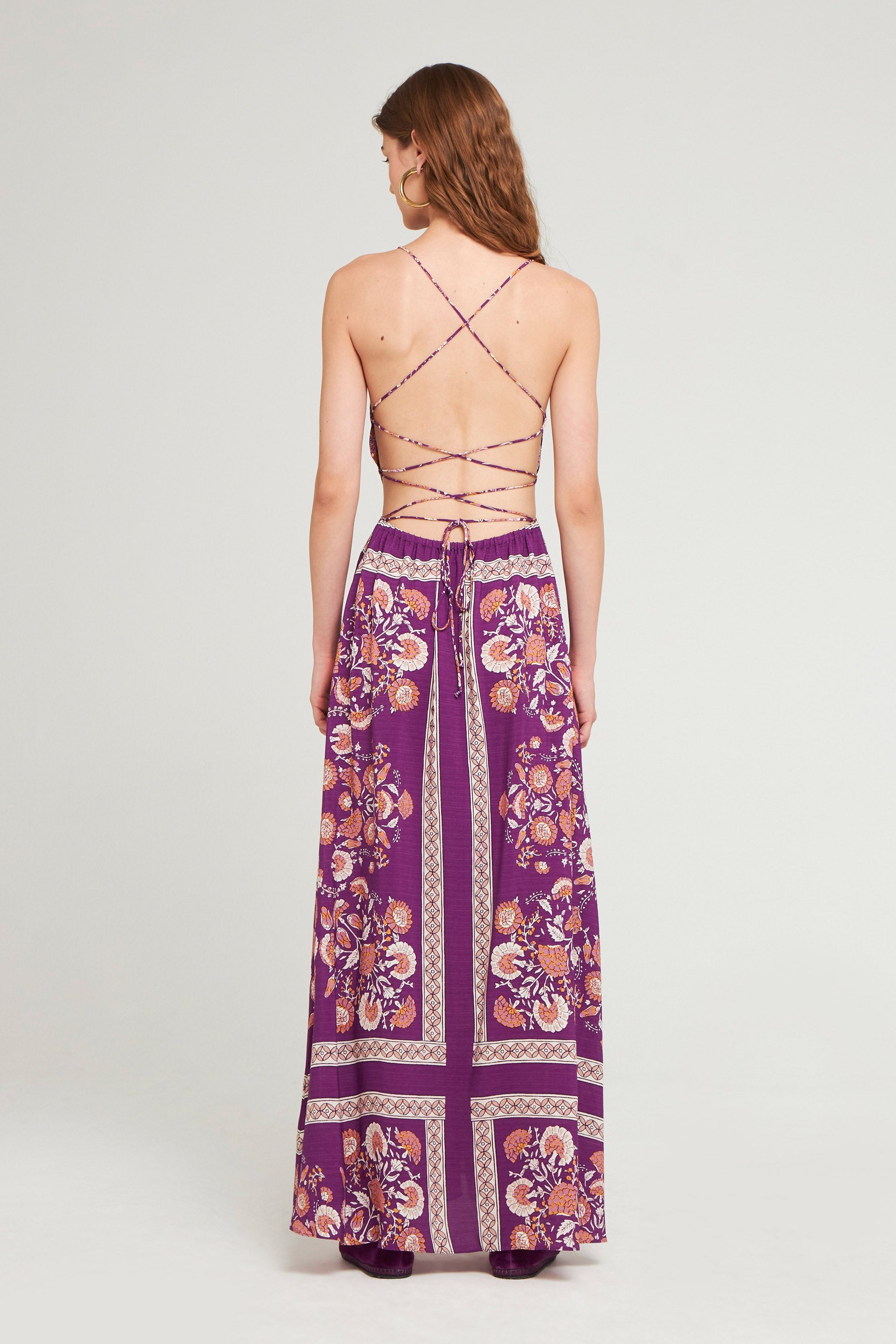 Robe dos nu Dandy - Purple