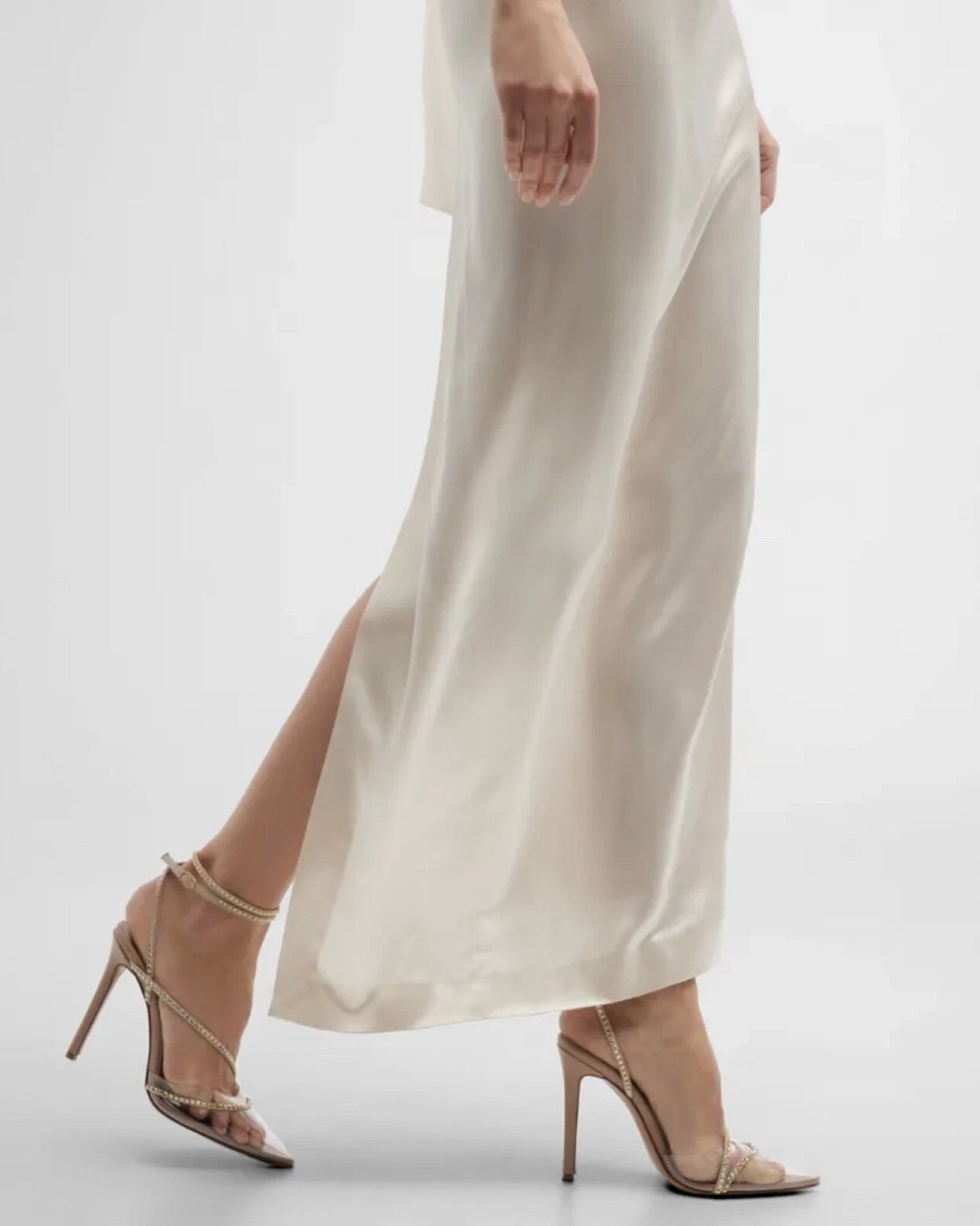 Sandales Dassy 105 en cuir verni - Black Patent & Mixed Crystals