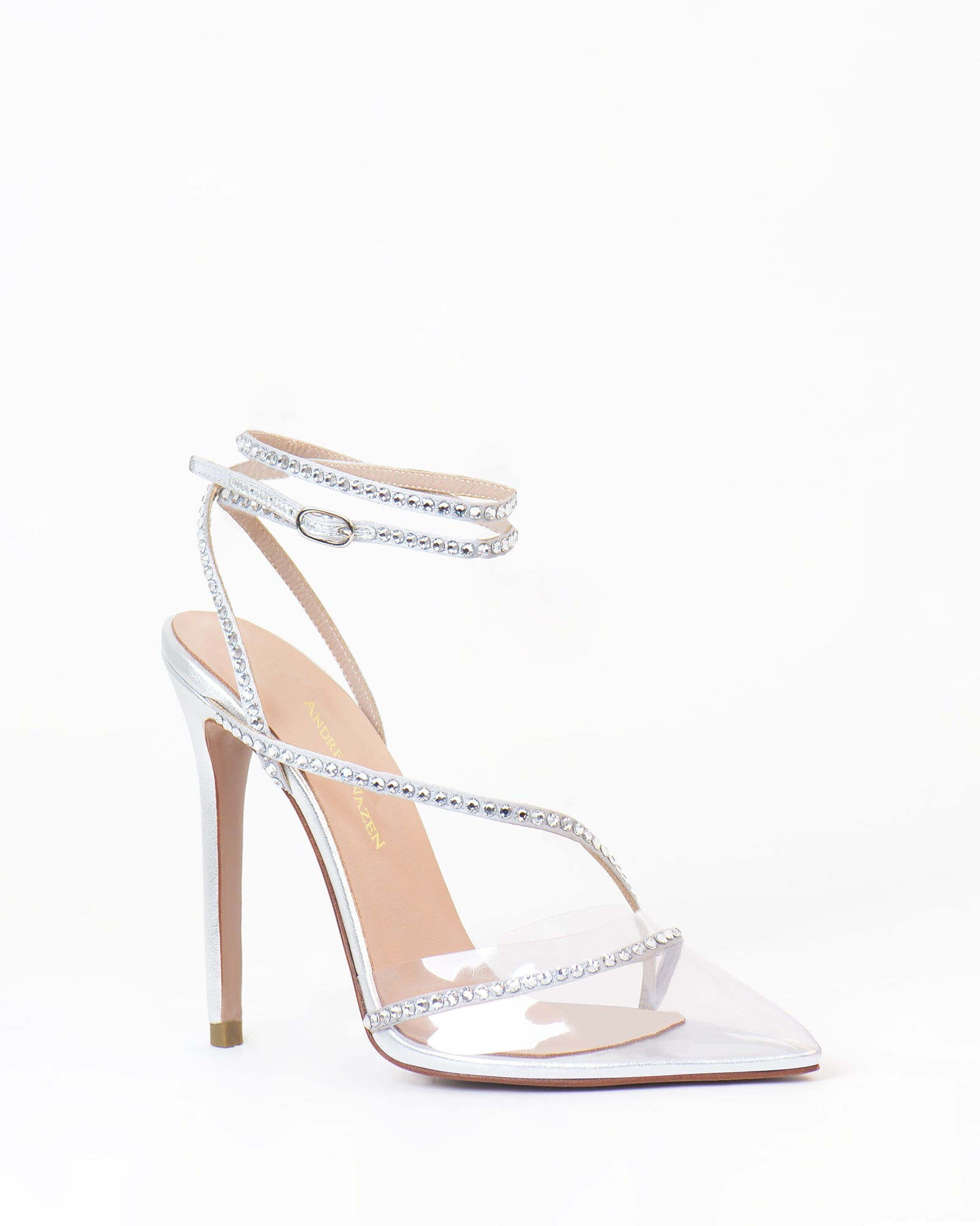 Sandales Dassy 105 en cuir - Silver
