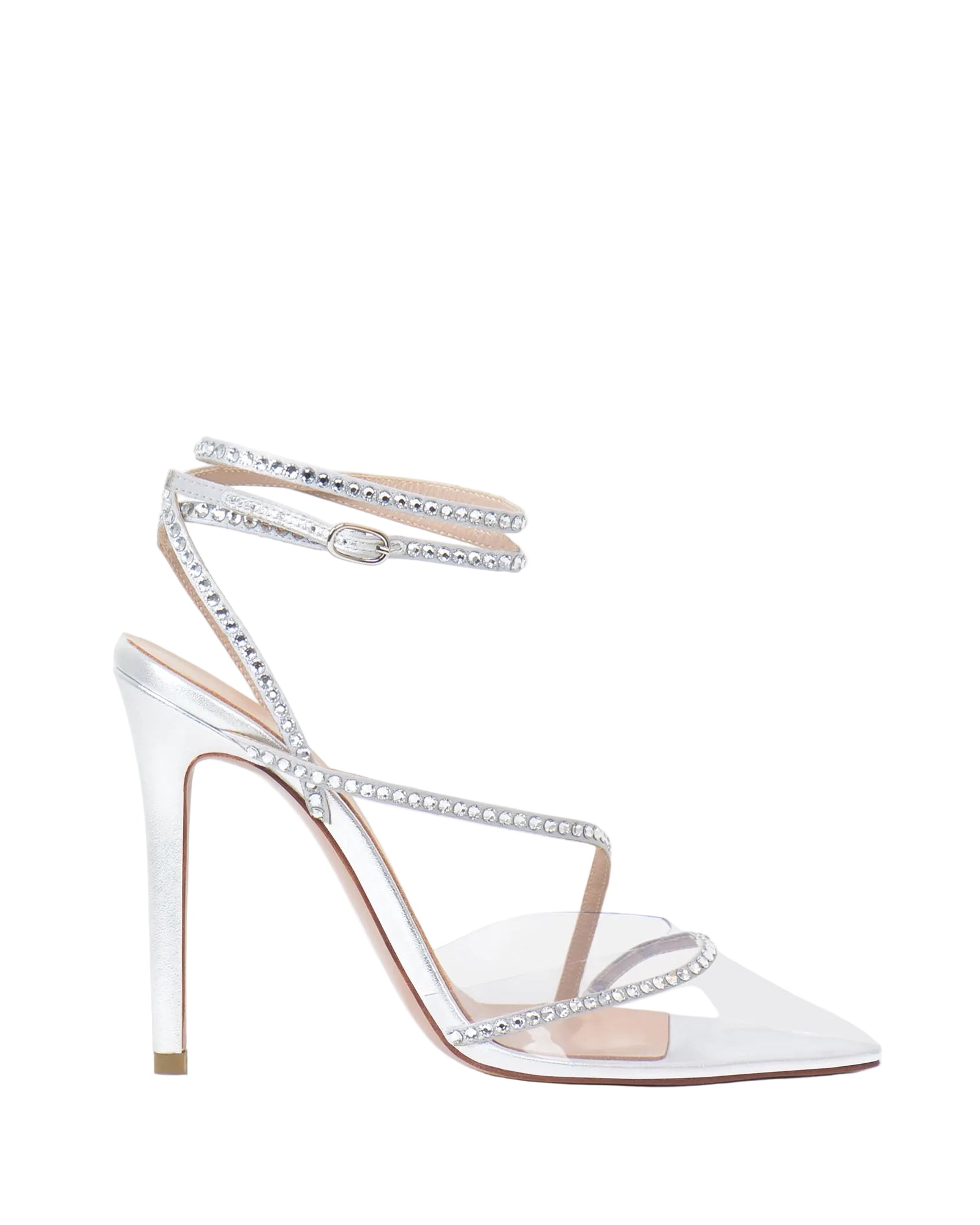 Sandales Dassy 105 en cuir - Silver